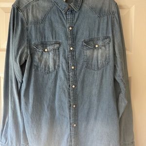 Denim Cotton Long Sleeve from H & M Size M